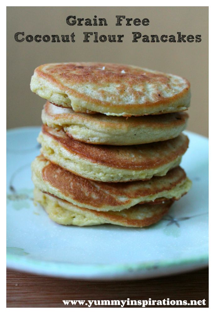 Grain Free Coconut Flour Pancakes (Paleo, GAPS)