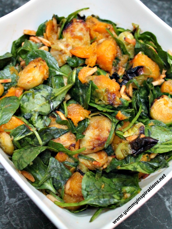 Roasted Pumpkin and Brussel Sprouts Salad