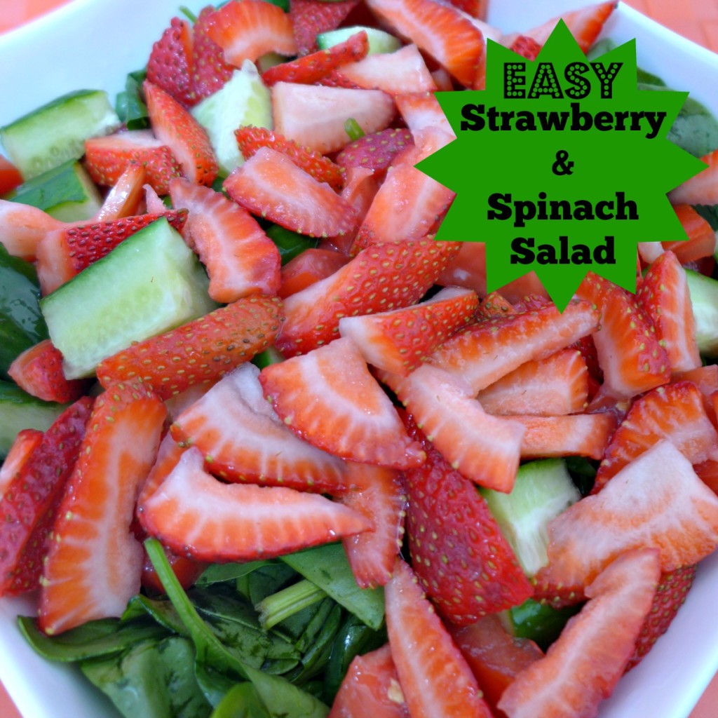Easy Strawberry and Spinach Salad Recipe