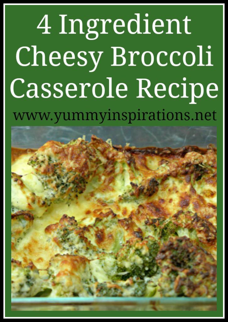 Broccoli Casserole Recipe - Easy, Cheesy, Only 4 Ingredients