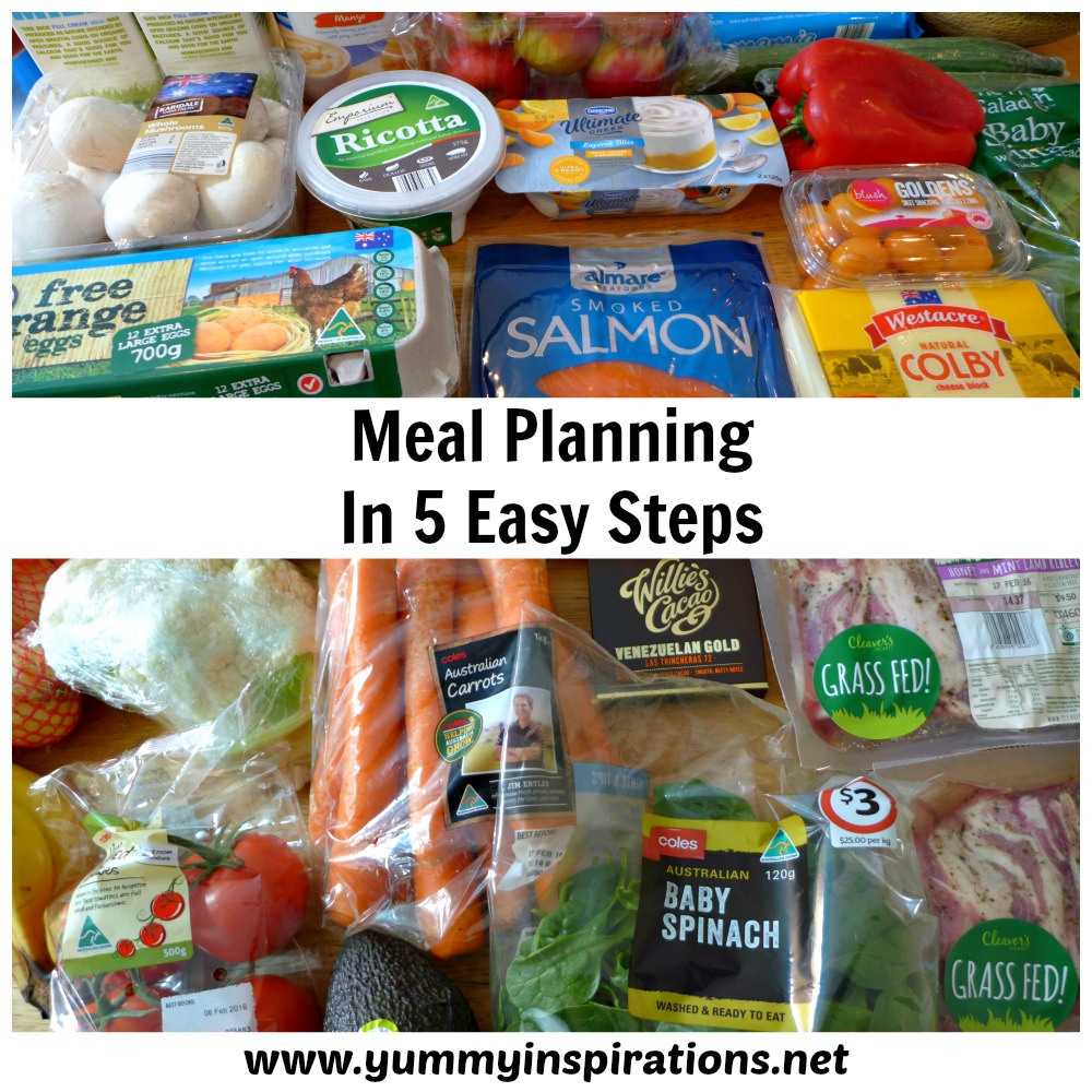 Meal Planning in 5 Easy Steps