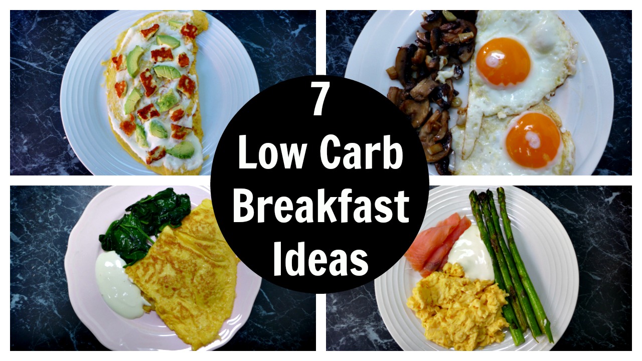 7 Low Carb Breakfast Ideas - A week of Keto Breakfast Recipes