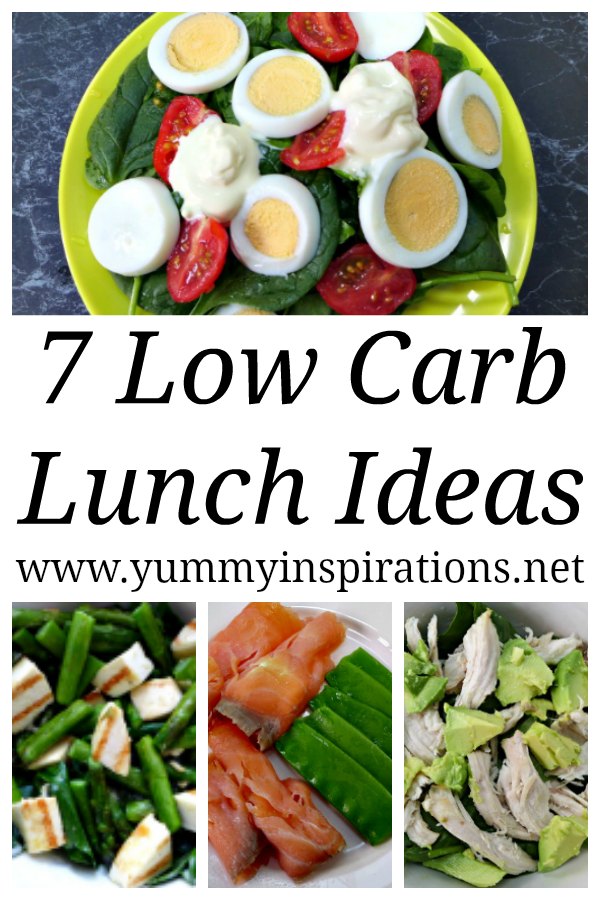 7 Low Carb Lunch Ideas - a week of easy keto lunches