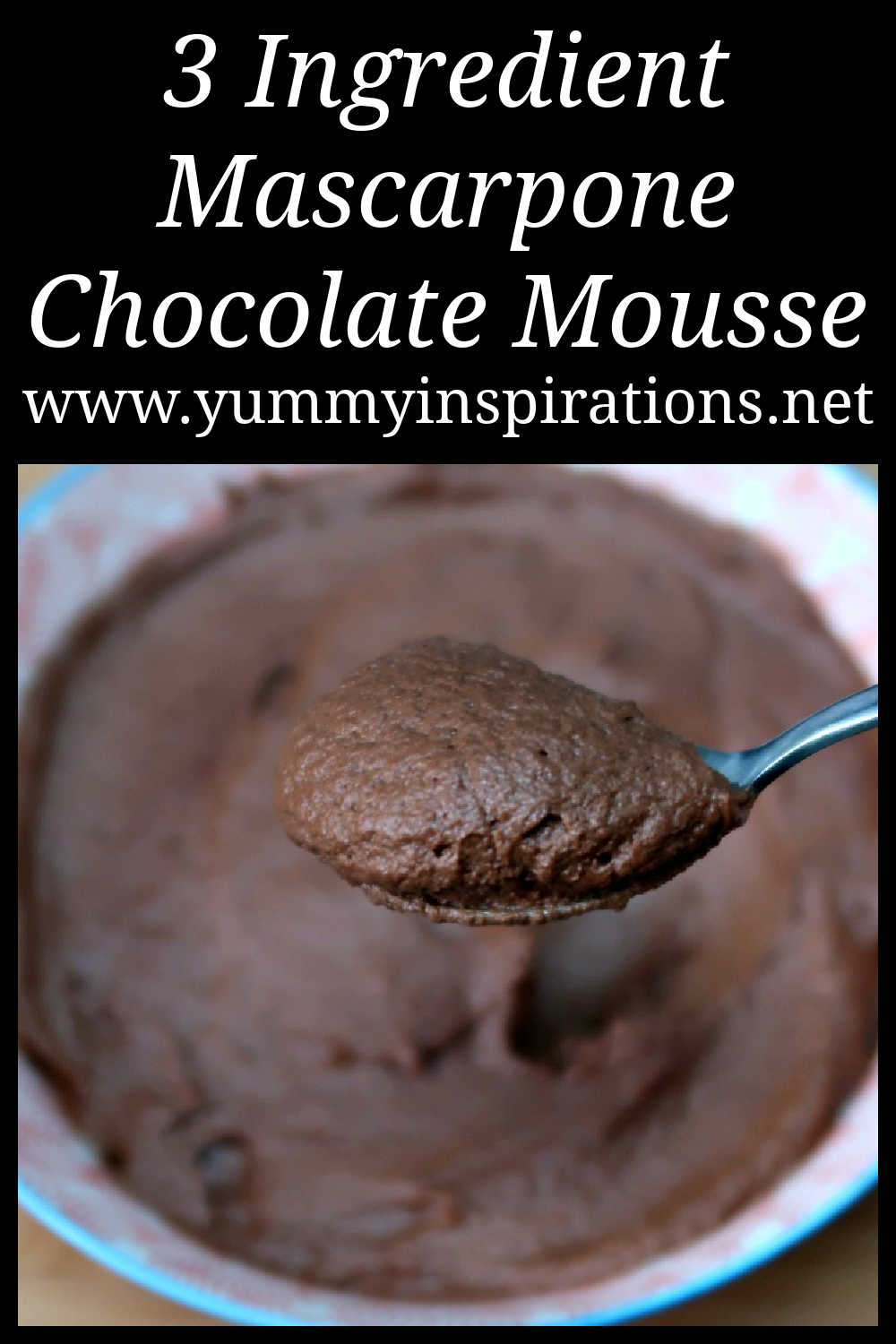 3 Ingredient mascarpone chocolate mousse - easy keto dessert recipe