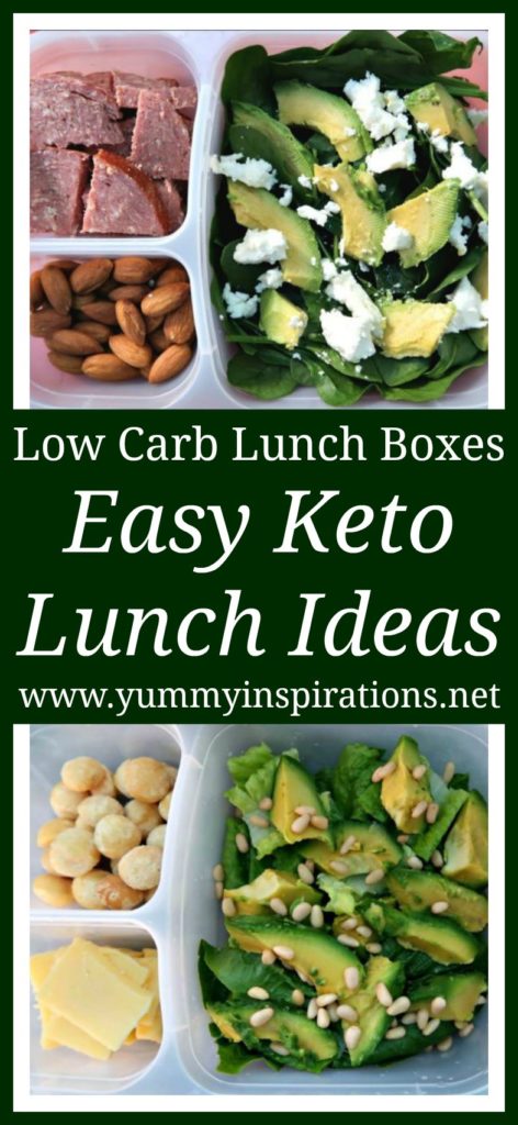 Easy Keto Lunch Ideas - Low Carb Lunches for work and lunch boxes with recipes