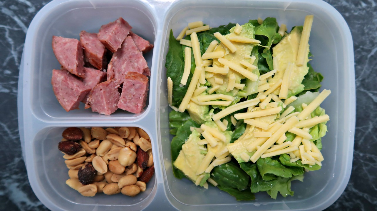 Keto No-Cook Bento Lunchbox