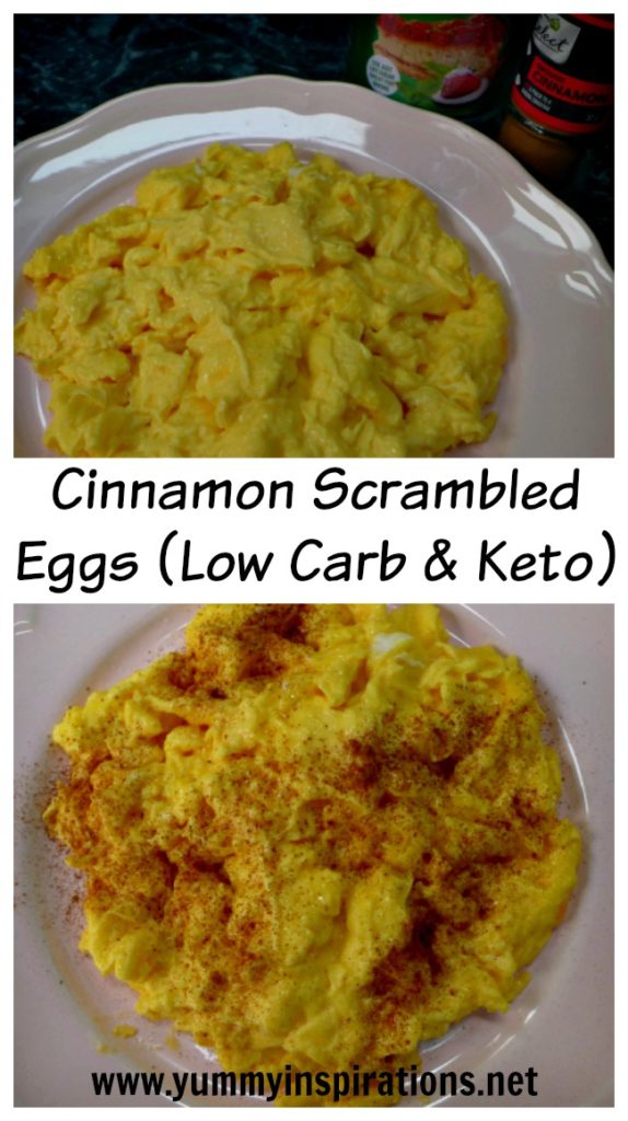 Cinnamon Scrambled Eggs Recipe Easy Low Carb, Keto Diet Breakfast