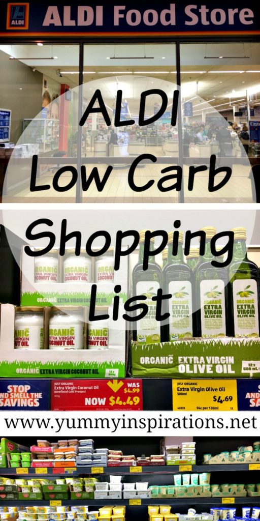 ALDI Keto List - Low Carb Grocery Shopping List On a Budget for ALDI