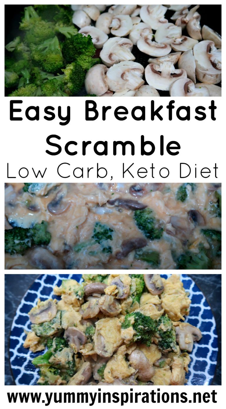 Easy Keto Breakfast Scramble Recipe \u0026 Video - Simple Low ...