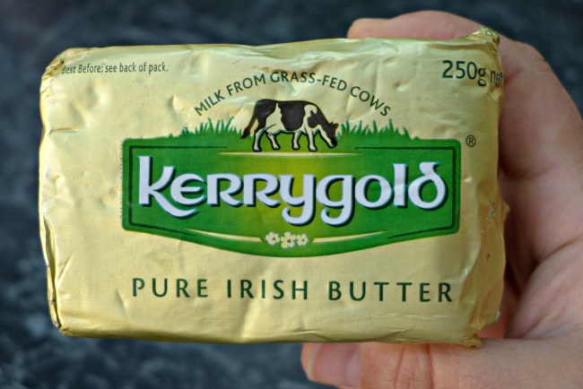 Low Carb fat example of a stick of Kerrygold pure Irish butter