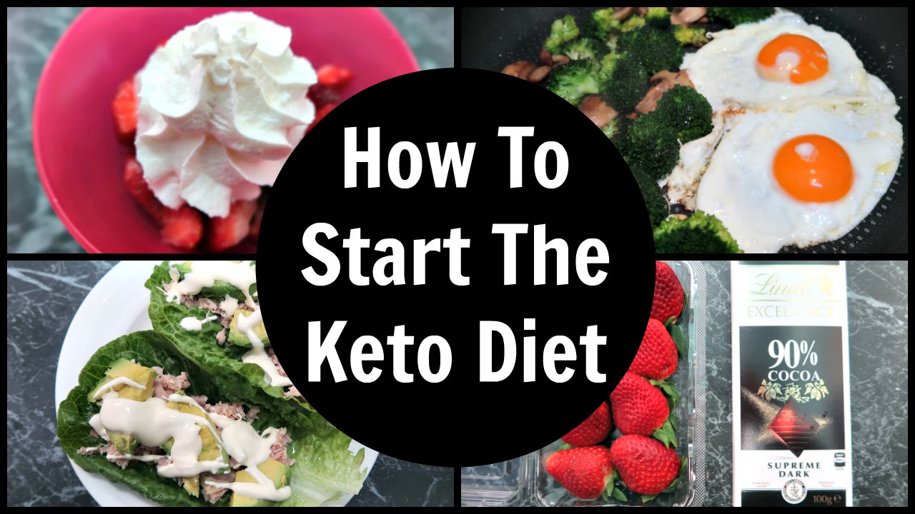 Food ideas to help show how to start the keto diet