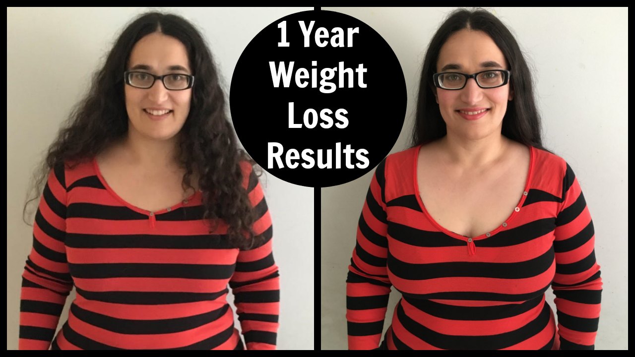 1 Year Weight Loss Results Low Carb Keto Diet Before and