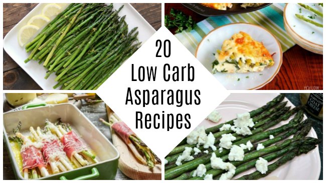 Collage of Low Carb Asparagus Recipes