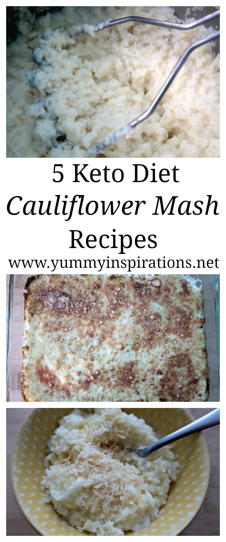 5 Keto Cauliflower Mash Recipes - 5 Low Carb Mashed Cauliflower Recipe ...