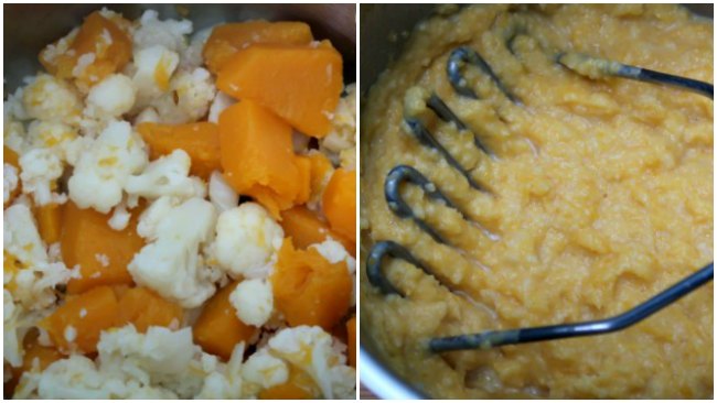 Cauliflower and Pumpkin Mash