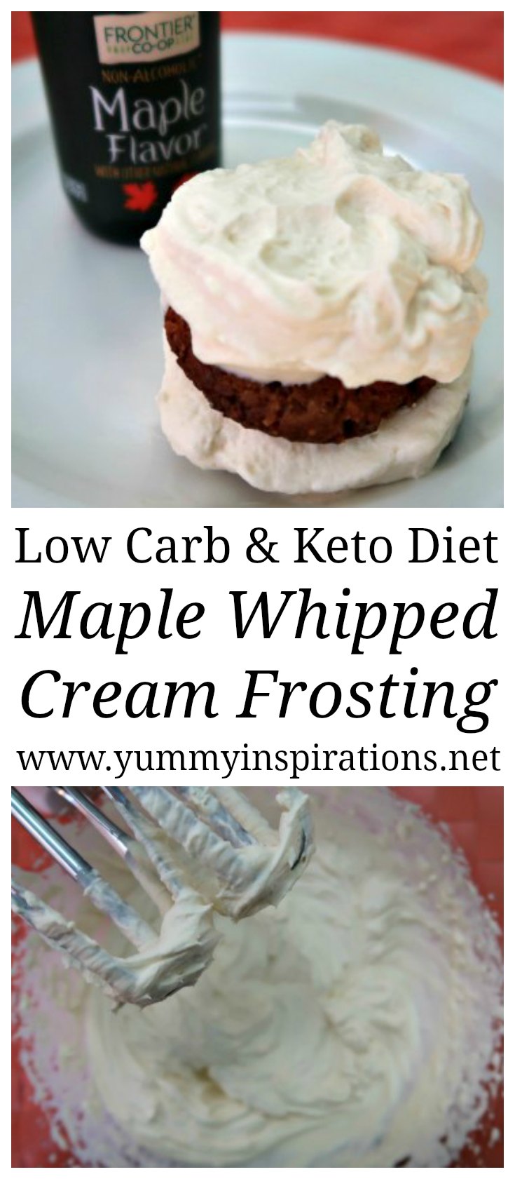 whipped cream frosting  recipe