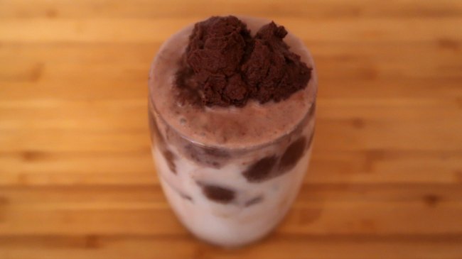 Whipped chocolate drink