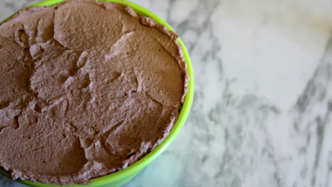 Bowl of Irish Cream Chocolate Mousse