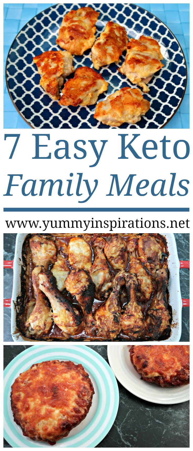 7 Keto Family Meals - Easy Low Carb Dinners that are picky eater approved