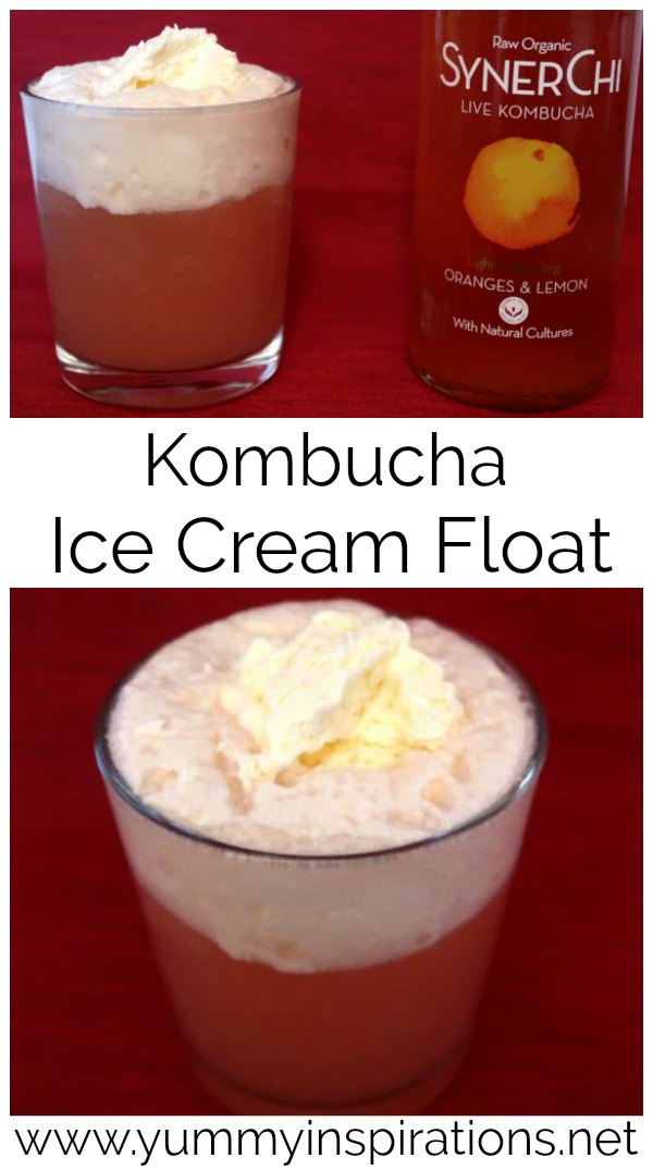 Kombucha Ice Cream Float Recipe - An easy drink that can be made Low Carb & Keto Diet friendly with a video tutorial and loads of ideas for fun variations.