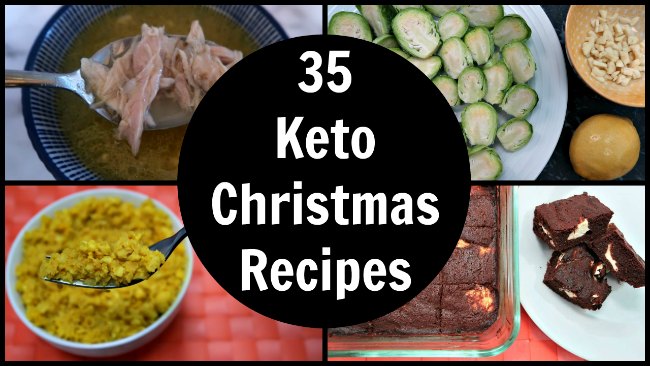 35 Keto Christmas Recipes collage