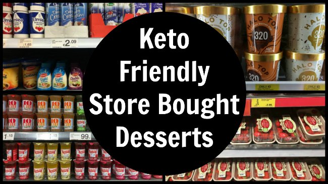 Collage of Keto Desserts to buy