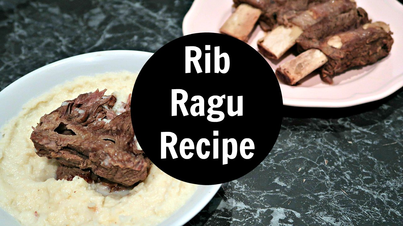 Keto christmas dinner - rib ragu