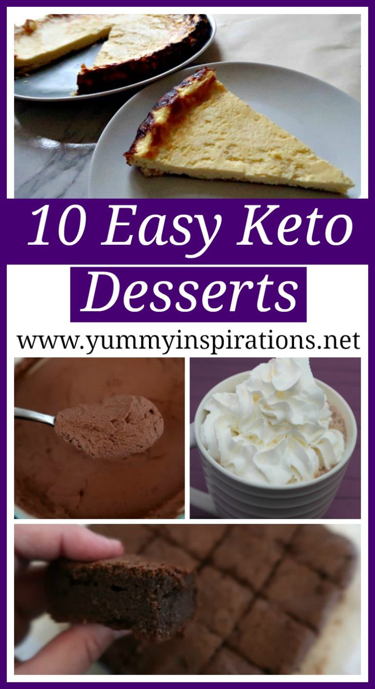 10 Easy Keto Desserts - Easiest Best Low Carb & Ketogenic Diet Recipes