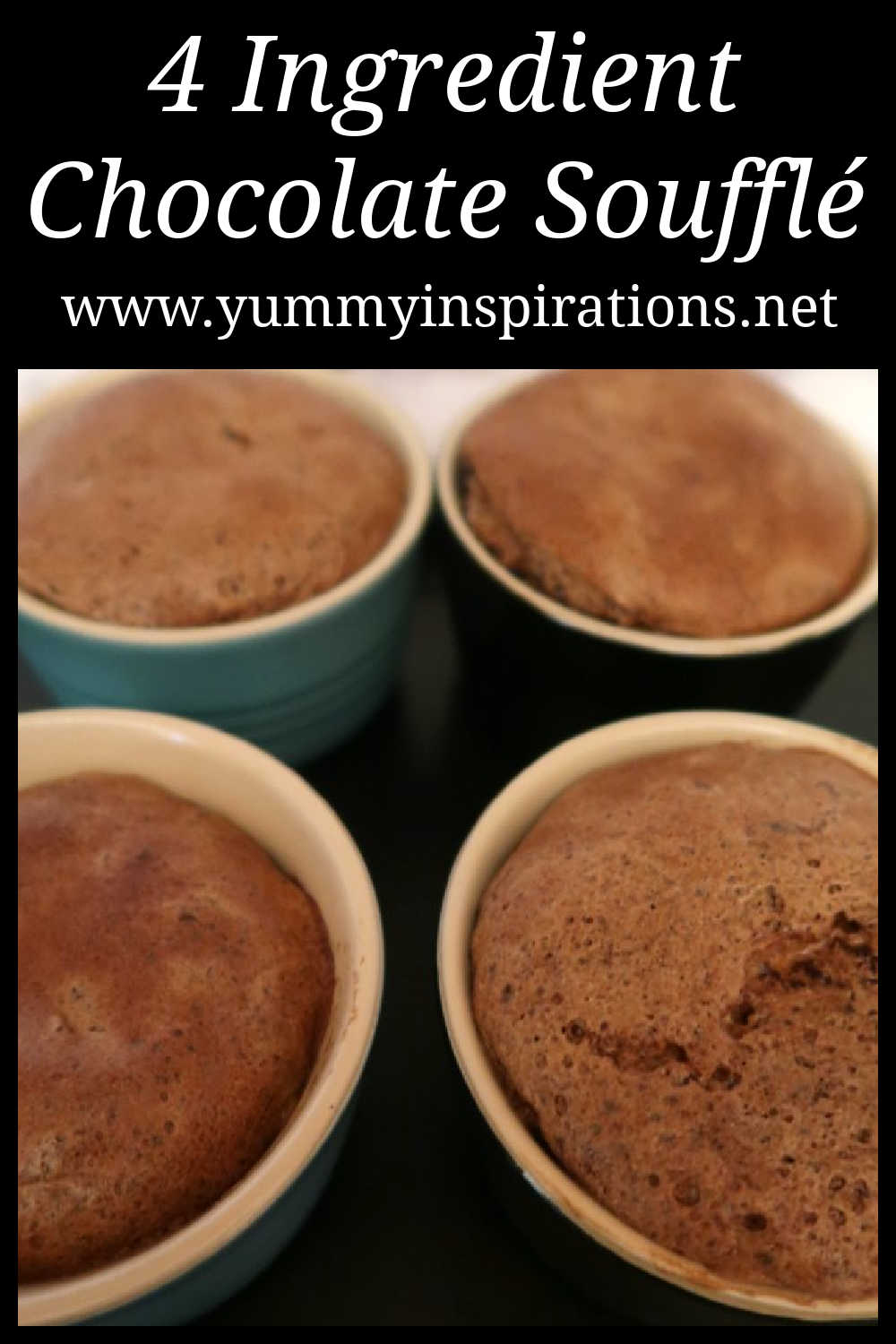 Easy Chocolate Soufflé Recipe – 4 Ingredients