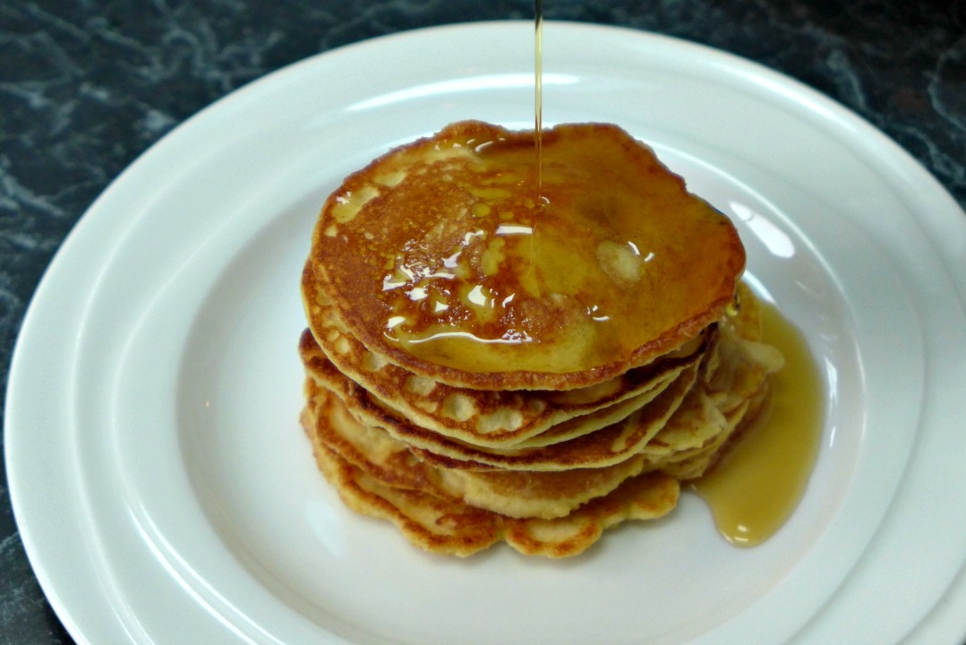 Pancakes for Valentine's Day Breakfast