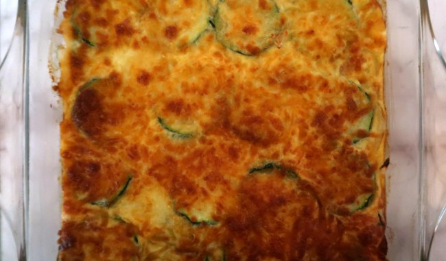 Cheesy Zucchini Casserole