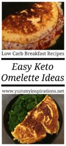Keto Omelette Ideas - Low Carb Omelette Breakfast Fillings & Recipes