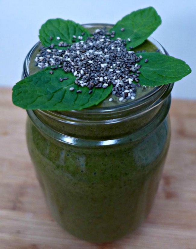 Minty Chocolate Green Smoothie