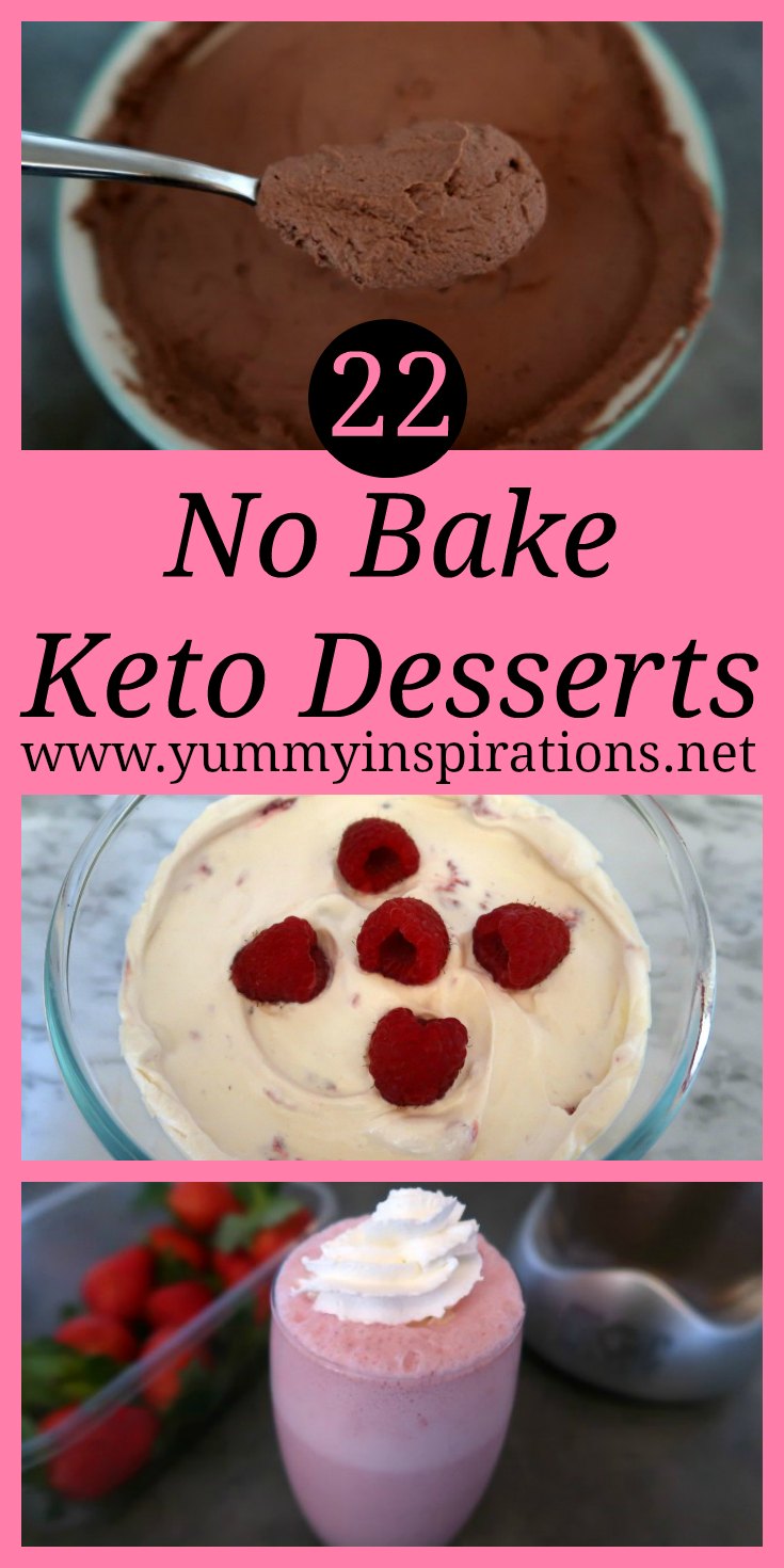 22 No Bake Keto Desserts  Easy Low Carb Summer Recipes