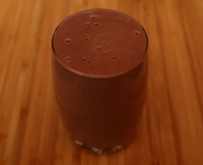 Chocolate breakfast smoothie
