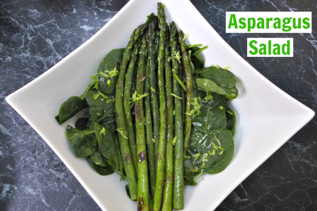 Keto asparagus salad