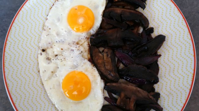 Low Carb Portobello Mushroom Breakfast Recipe