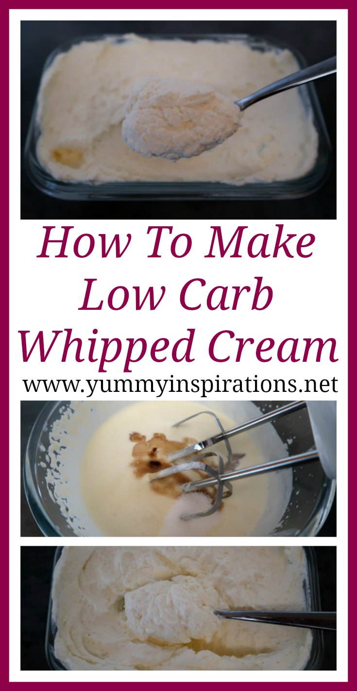 whipped cream recipe with sugar
