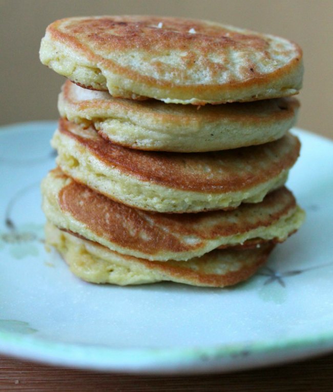 2 Ingredient coconut flour pancakes