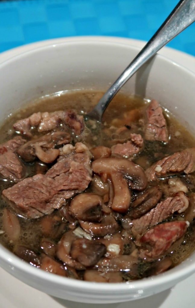 Low Carb beef and mushroom soup recipe