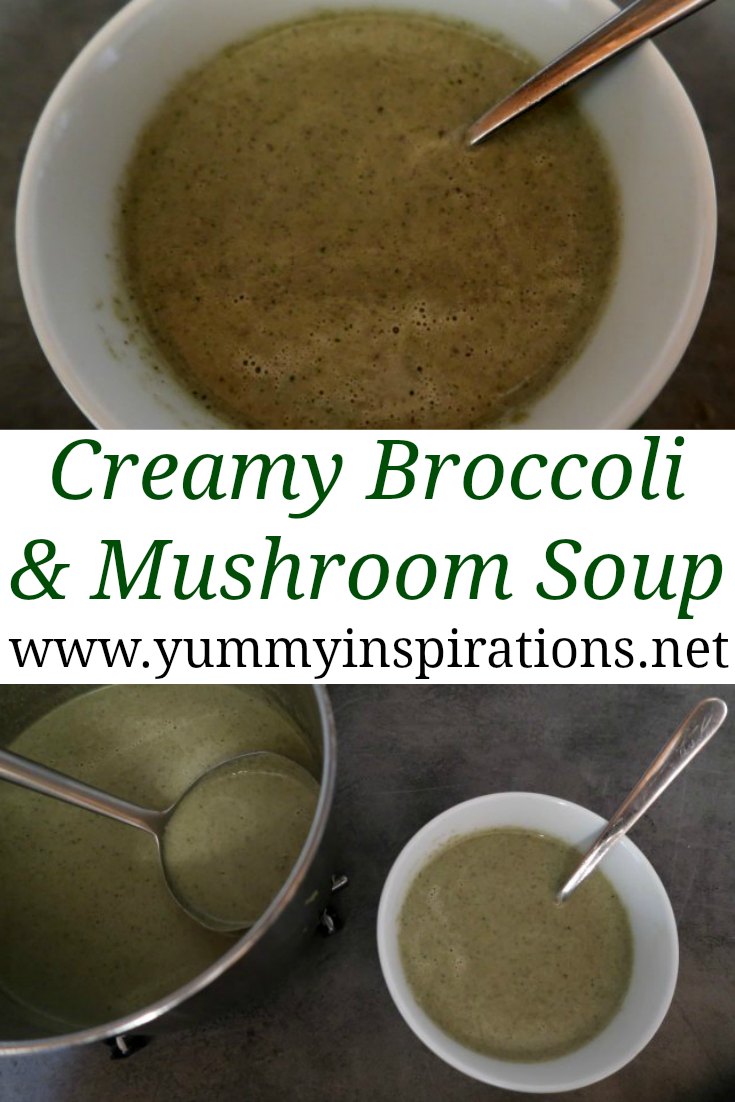 Broccoli and Mushroom Soup Recipe – Easy Creamy Low Carb & Keto Diet Friendly Soup Recipes.