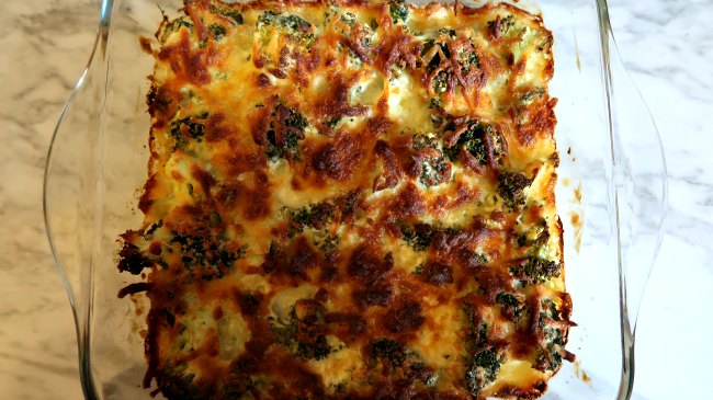 Cheesy broccoli casserole - budget keto meal plan recipe