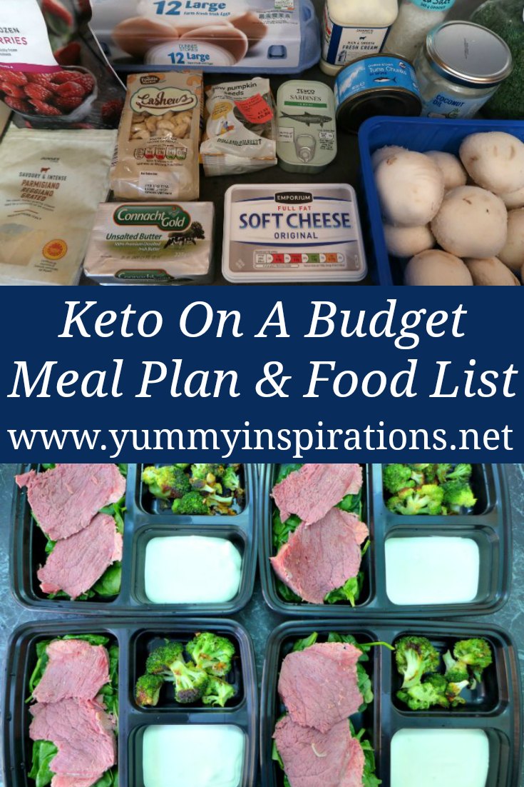 Keto Budget Meal Plan - How To Follow A Low Carb Diet On A Cheap Budget For Beginners - Meal Ideas, Recipes and a Grocery List. 