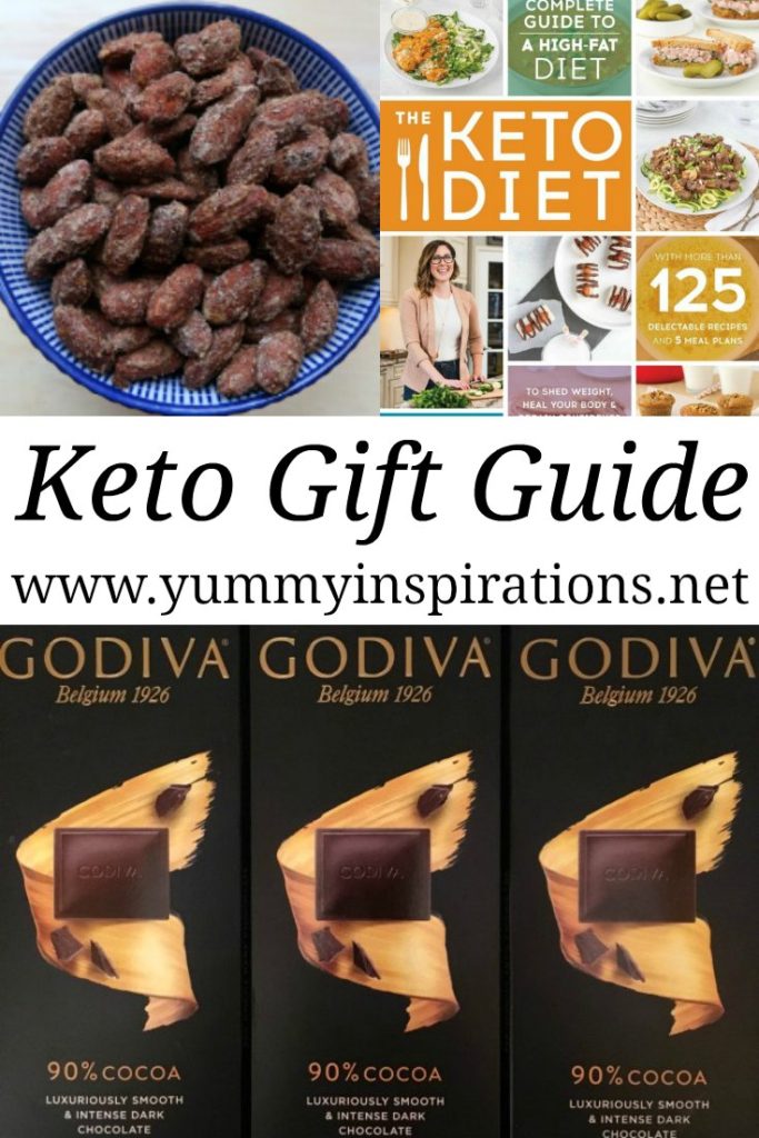 Keto Gift Ideas 2019 - A guide to holiday gifts for your keto friend, family member or for yourself! The gifts could also be combined for a Keto gift basket.