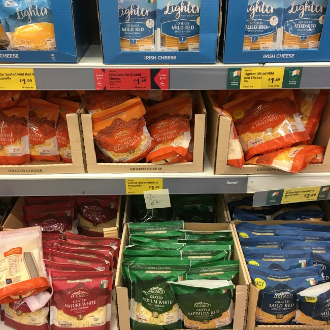 Top low carb keto cheese selection at ALDI