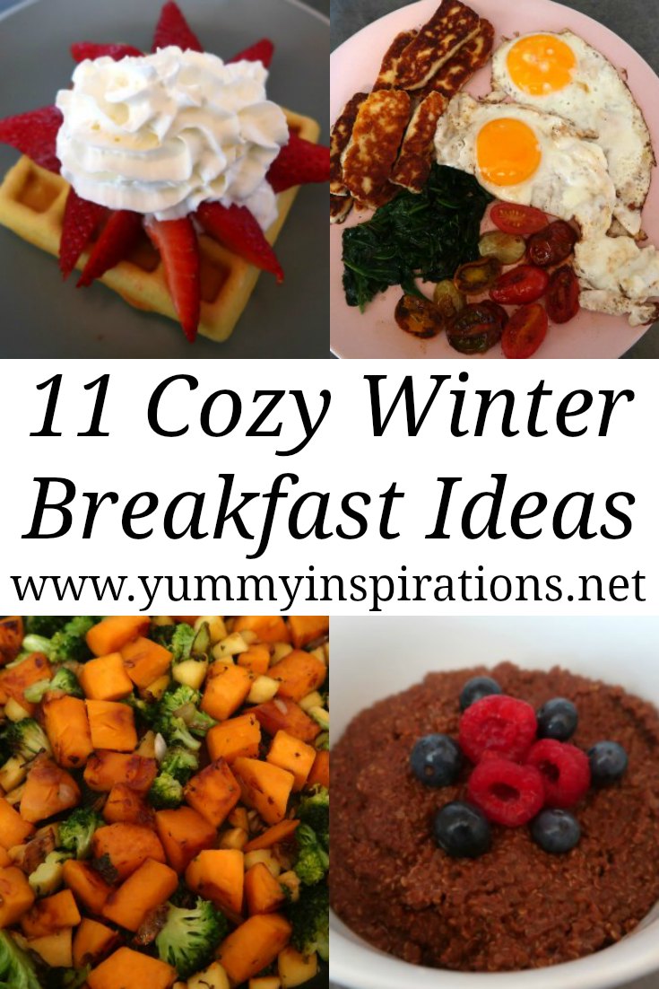 11 Winter Breakfast Ideas - Quick and easy cozy warming winter breakfast recipes - how to make sweet and savory breakfast bowls.
