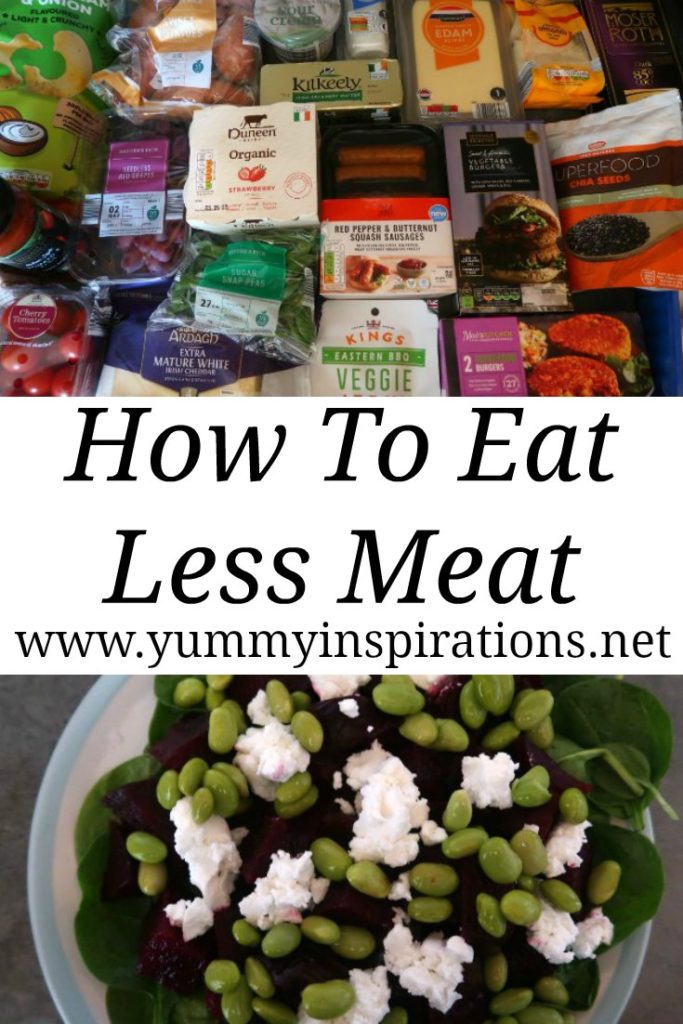 How To Eat Less Meat - tips and ideas for reducing your meat intake and enjoying more meat free meals.