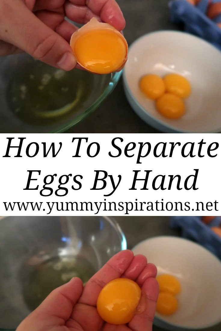 How To Separate Eggs - Separating The Yolk From The Egg White By Hand - Cooking tips and tricks with the video tutorial. 