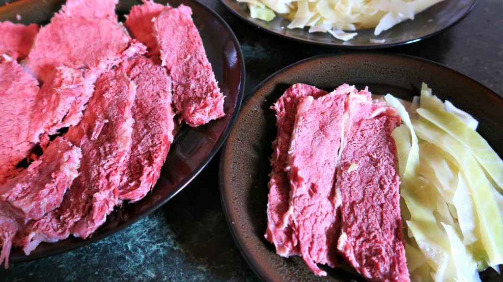 Irish corned beef and cabbage - hearty winter meal