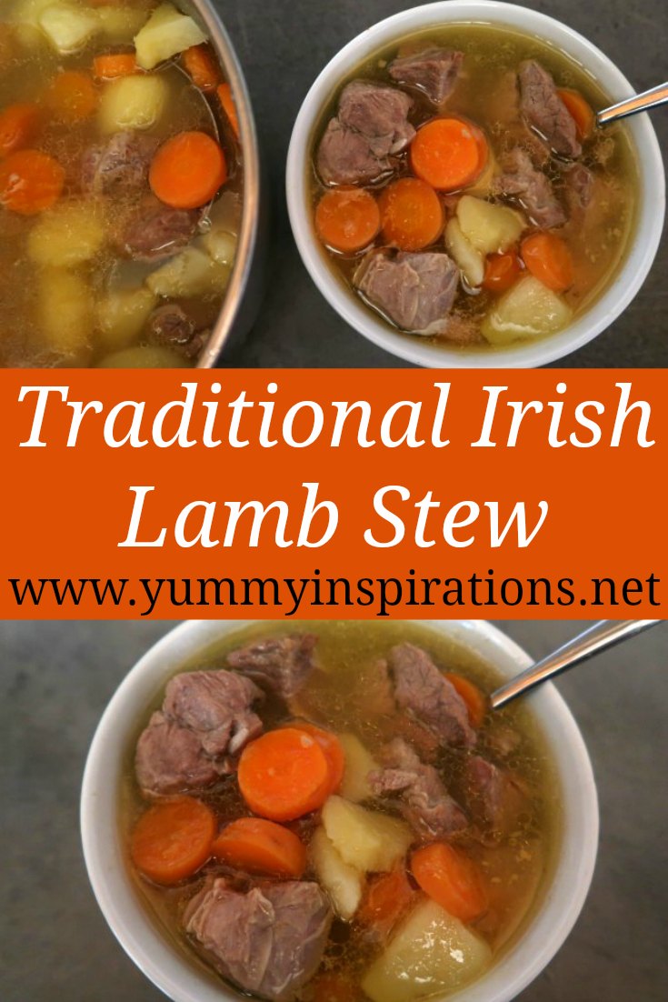Irish Lamb Stew Recipe - How to make an easy traditional and authentic Irish Stew with lamb and vegetables.